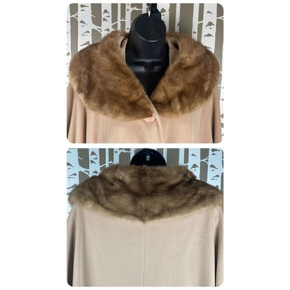 Bernhard Altmann Vintage 40s 50s Cashmere Overcoat - Picture 9 of 10